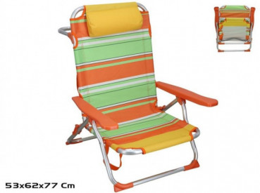 SILLA PLAYA ALUMINIO 5...