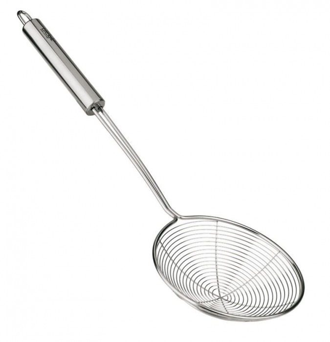 ESPUMADERA COLADOR ARAÑA INOX 14CM...
