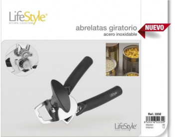 ABRELATAS GIRATORIO INOX 2232