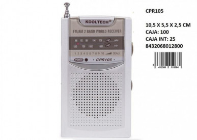 RADIO AM/FM PEQ. CPR105