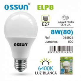 BOMBILLA LED 8W E27 014924