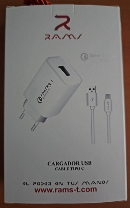 CARGADOR 2.1 CABLE TIPO C RSAC213