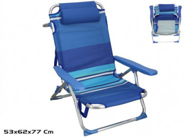 SILLA PLAYA ALUMINIO 5...