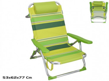 SILLA PLAYA ALUMINIO 5...