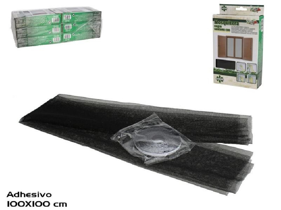 MOSQUITERA VENTANA C/CINTA 100*100CM