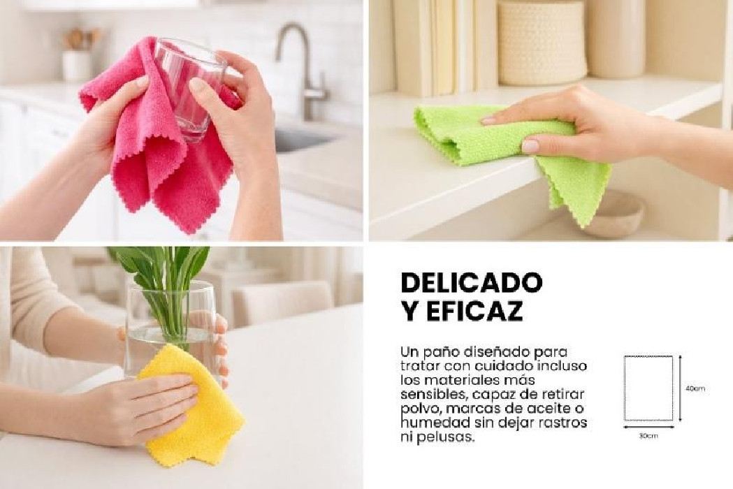 PAÑO MICROFIBRA LOVE 30X40