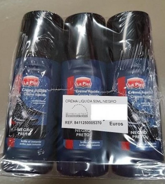 CREMA CALZADO LIQUIDA 50ML.NEGRO 301220