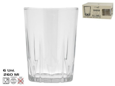 SET VASOS GIO 260ML