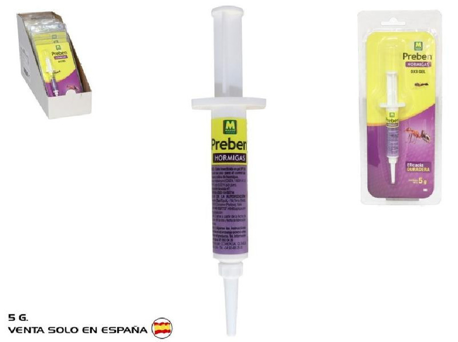 JERINGA ECOGEL HORMIGAS 5 GR.