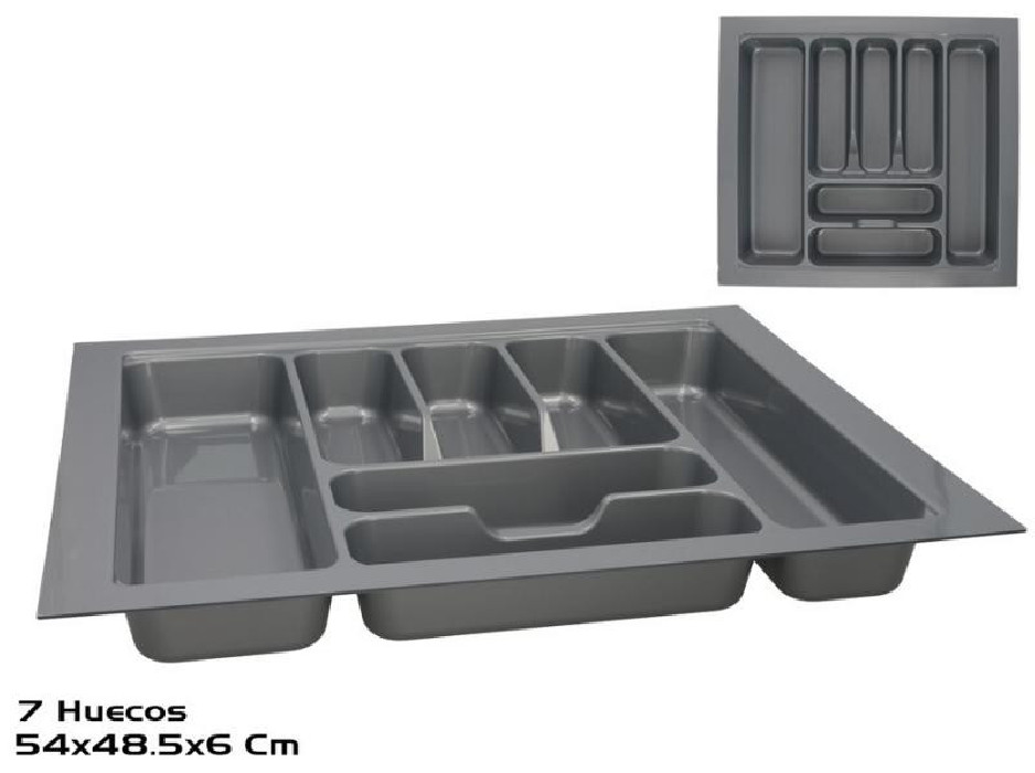 ORGANIZADOR CUBIERTOS 7 HUECOS 54X48.5