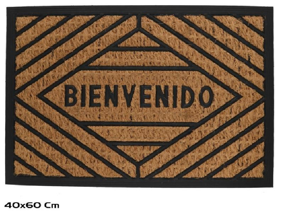 FELPUDO COCO 40X60CM WELCOME ROMBO