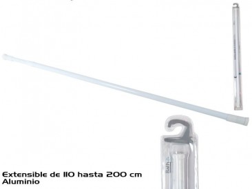 BARRA BAÑO EXTENS.110-200 BCO