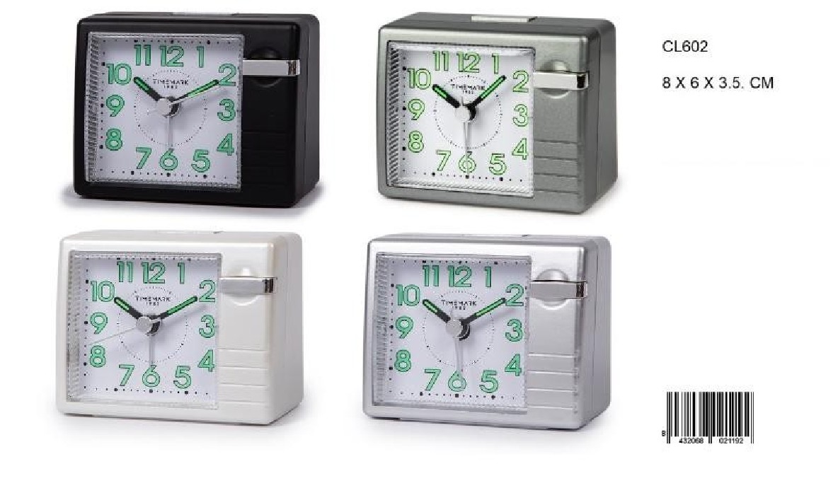 DESPERTADOR C/LUZ CL602