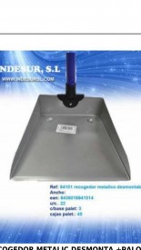 RECOGEDOR METALICO C/PALO...