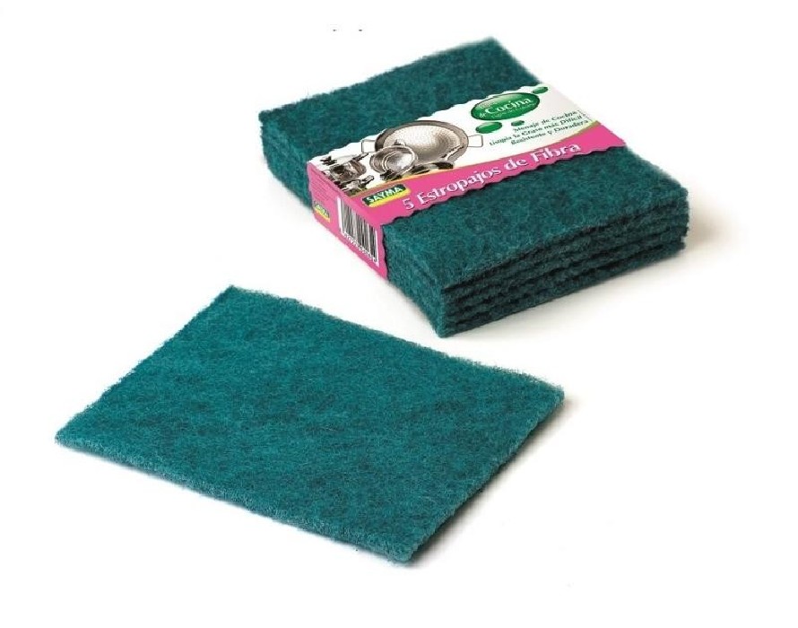 ESTROPAJOS FIBRA VERDE 5 UN 165DORDIV