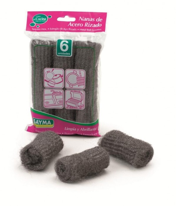 NANAS ACEROX6 RIZADO 524DORDIV