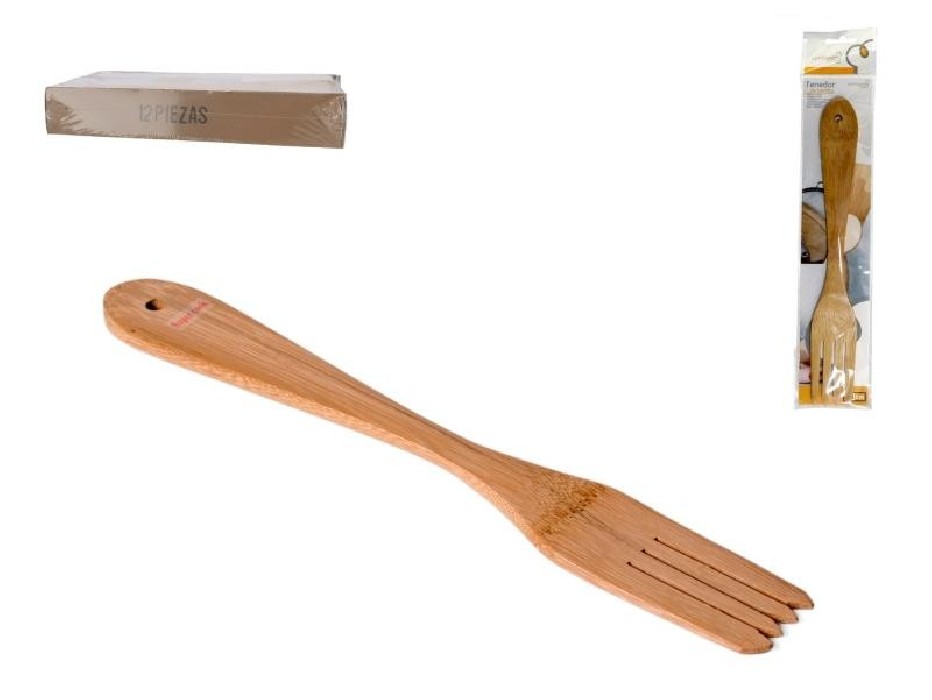 TENEDOR BAMBU 28CM