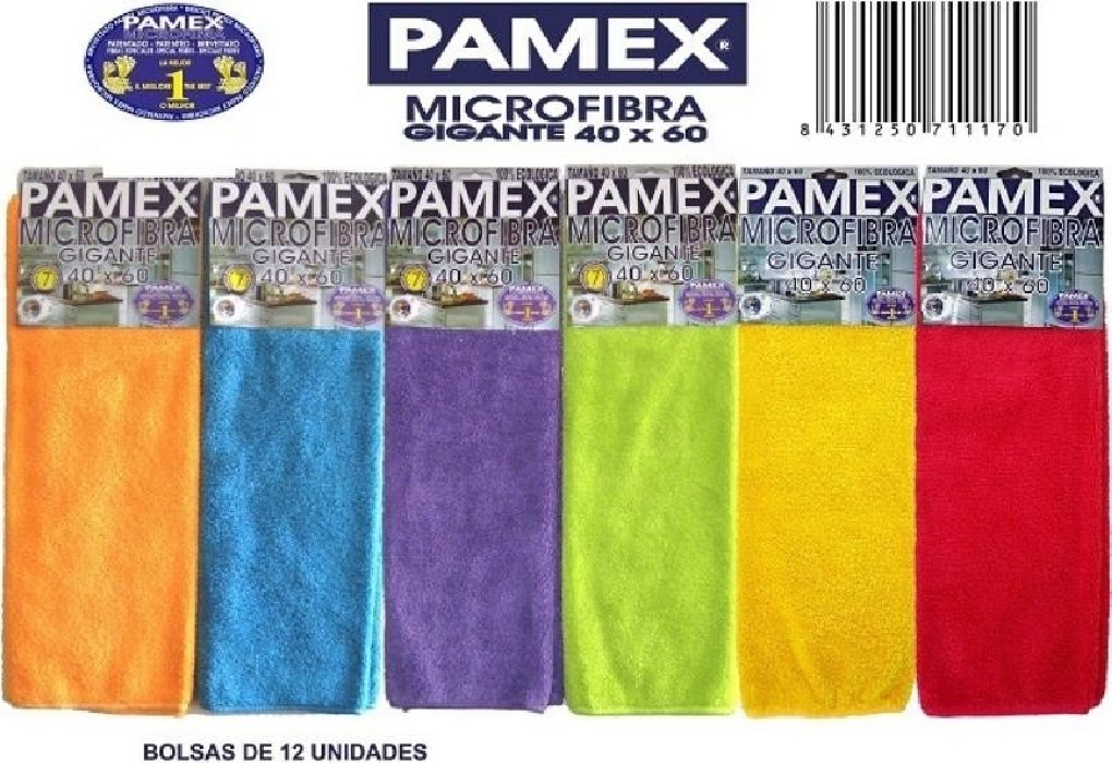 PAÑO MICROFIBRA PAMEX GIGANTE 40X60
