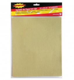 PAPEL DE LIJA 10 HOJAS RF.3310