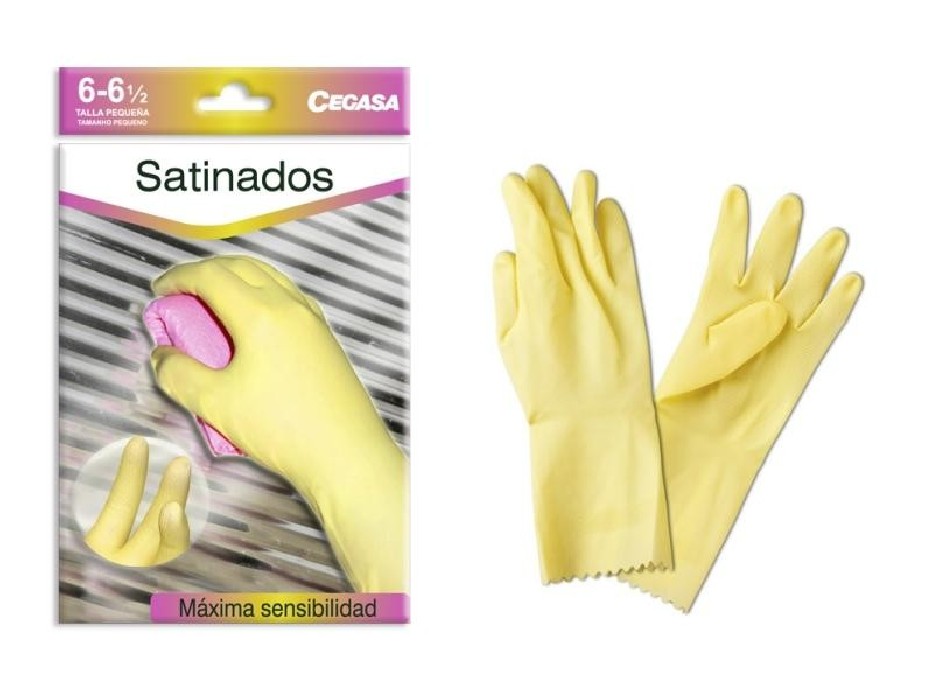 GUANTES CEGASA SATINADO STAR PQ. 6.5...