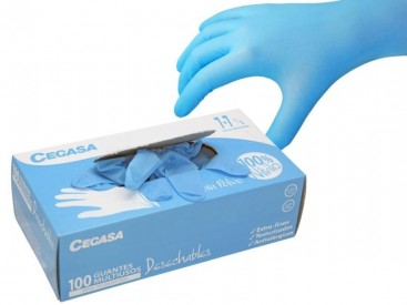 GUANTE NITRILO T.7-7.5 319998