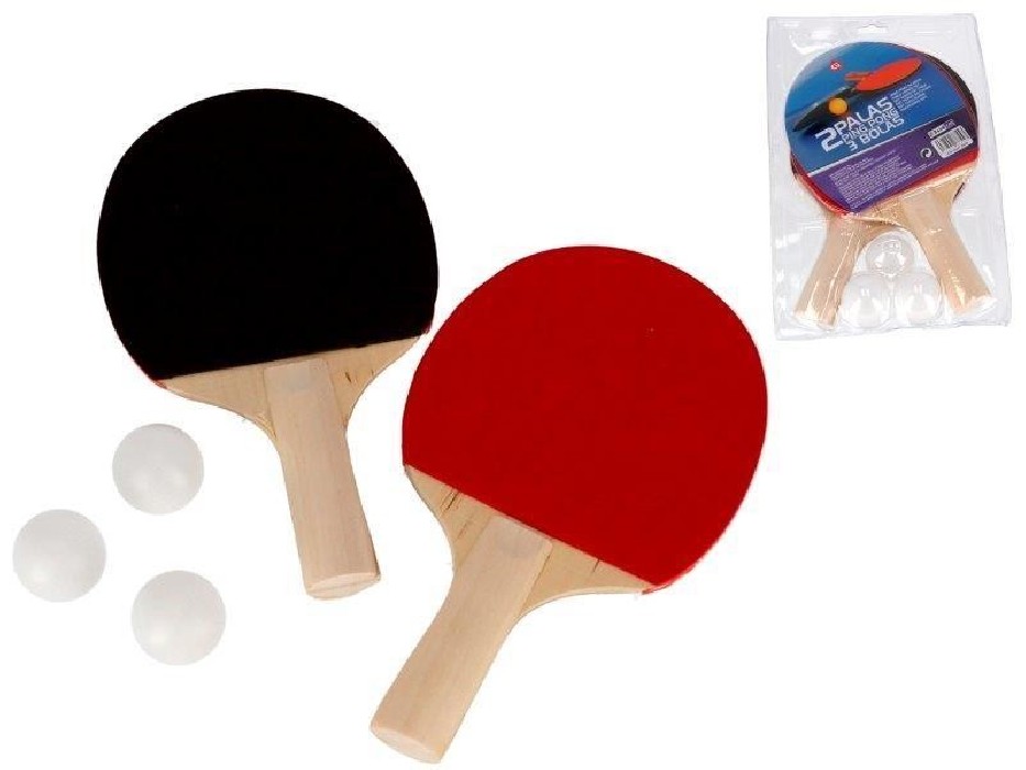 SET 2 PALAS PING PONG+3BOLAS