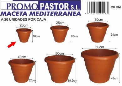MACETA MEDITERRANEA 20