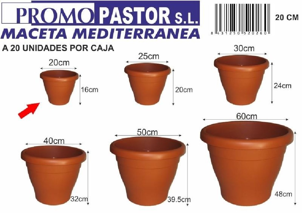 MACETA MEDITERRANEA 20