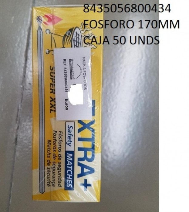FOSFORO 170MM CAJA DE 50 UN 92150