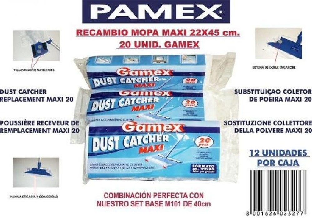 RECAMBIO MOPA MAXI 20UN 22X45 2327