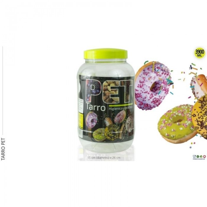 TARRO PET 3,9 L. REDONDO 09433