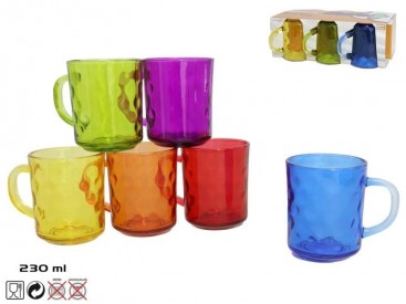 LOTE 6 TAZA CRONOS 230ML