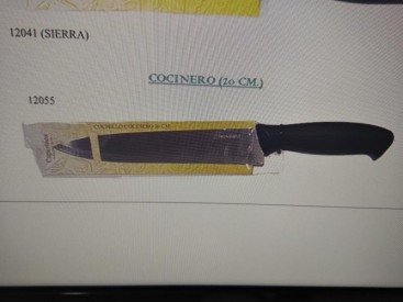 CUCHILLO COCINERO 20CM...
