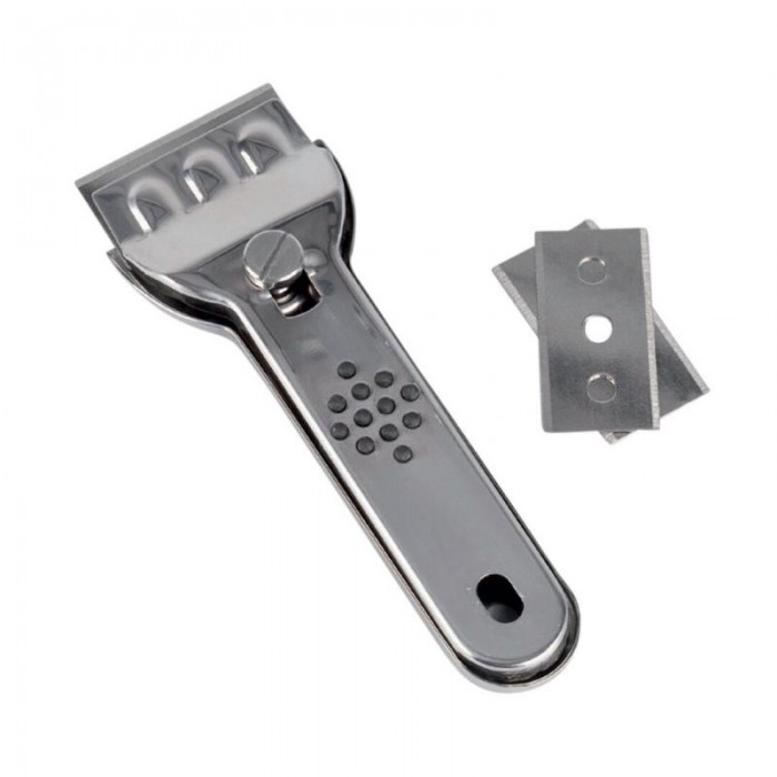 RASCA VIDRIOS/VITRO INOX+2 CUCHILLAS...