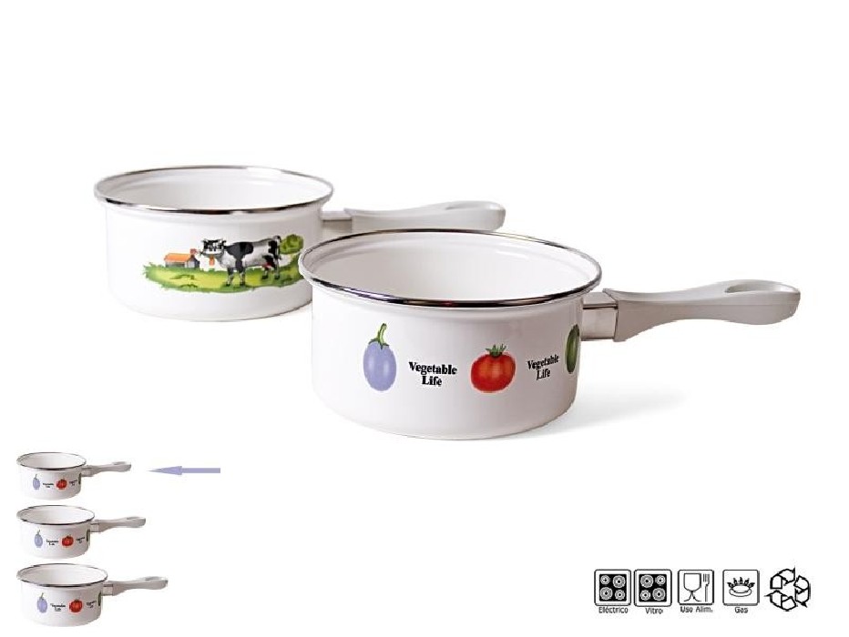 CAZO ESMALTADO EZ09075 14CM SURTIDO