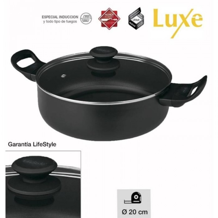 CACEROLA ALUMINIO INDUCC.LUXE 20 CM...