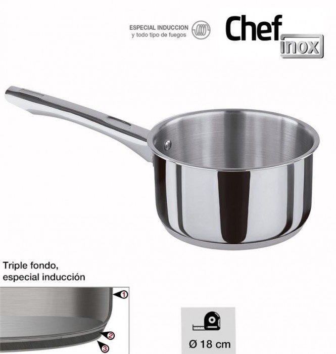 CAZO INOX 18CM RF.3167