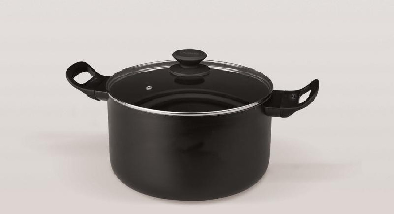 OLLA ALTA ALUMINIO C/TAPA 24CM REF.3219