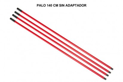 PALOS 1.40 ROJO S/ADAPTADOR