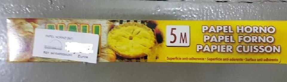 PAPEL HORNO 5M RF.9082